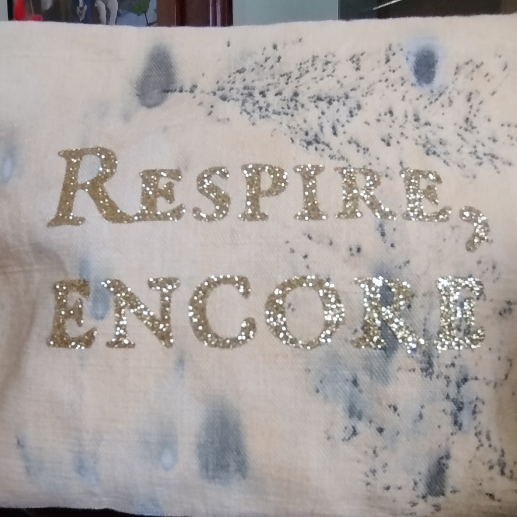 Pochette zippée "Respire encore"