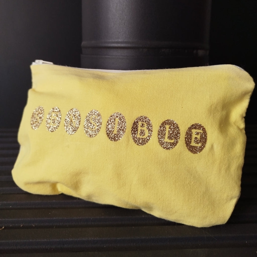 Pochette zippée Âme sensible