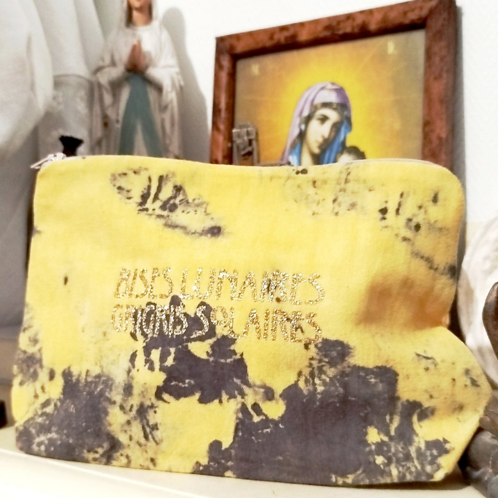 vue ensemble pochette jaune végétale